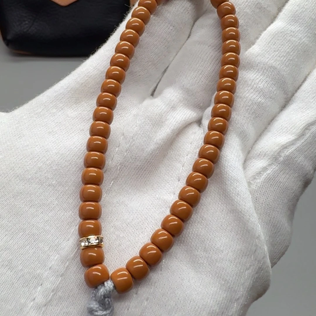 橄榄核手串微白5.7乘4.3高桩小豆丁