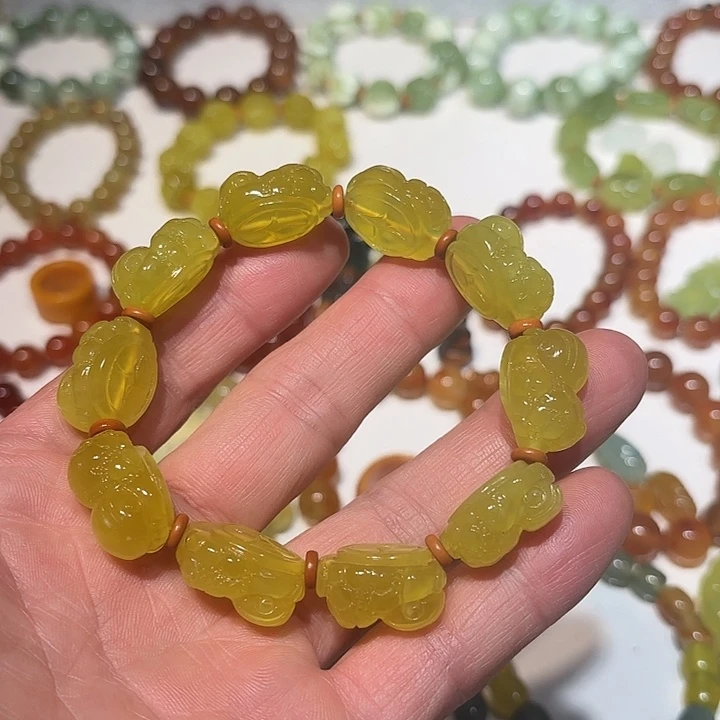蛇纹石玉未镶嵌手串