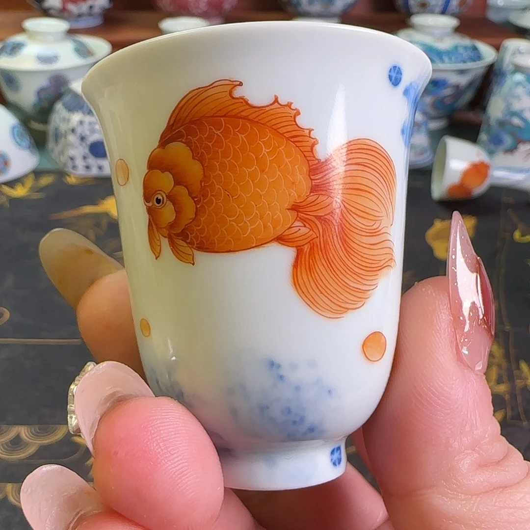 瓷片微瑕闻香杯一个杯杯杯杯杯
