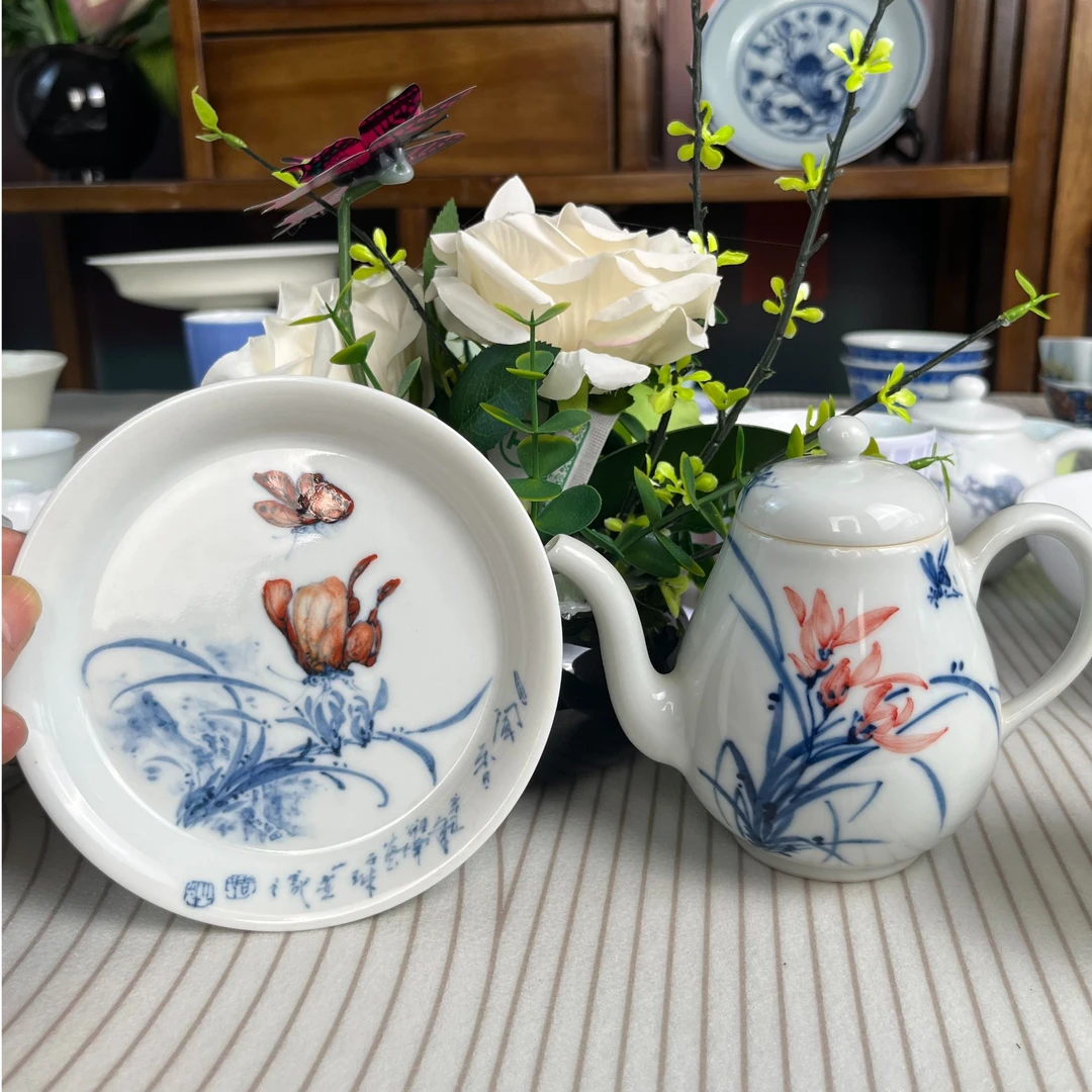 景德镇陶瓷手绘陶瓷茶壶