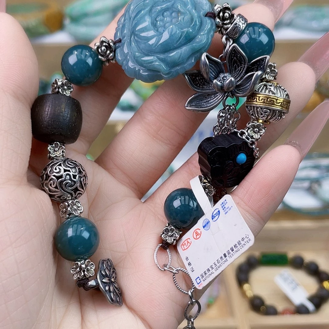 翡翠未镶嵌手链手链