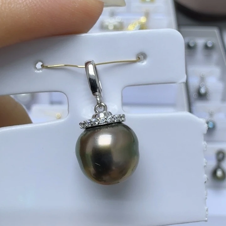 奶***酸颈饰海水珍珠银S925镶嵌