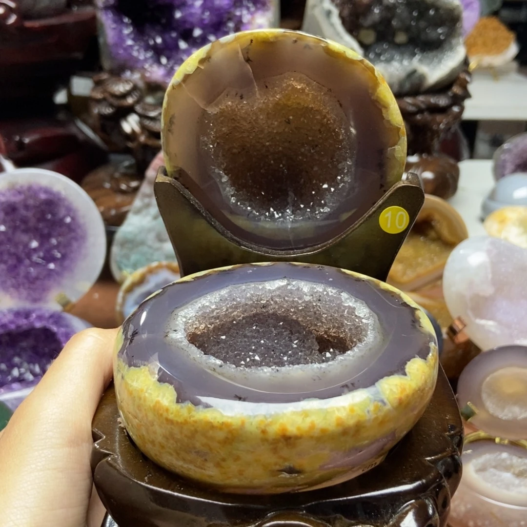 紫晶摆件未镶嵌水晶