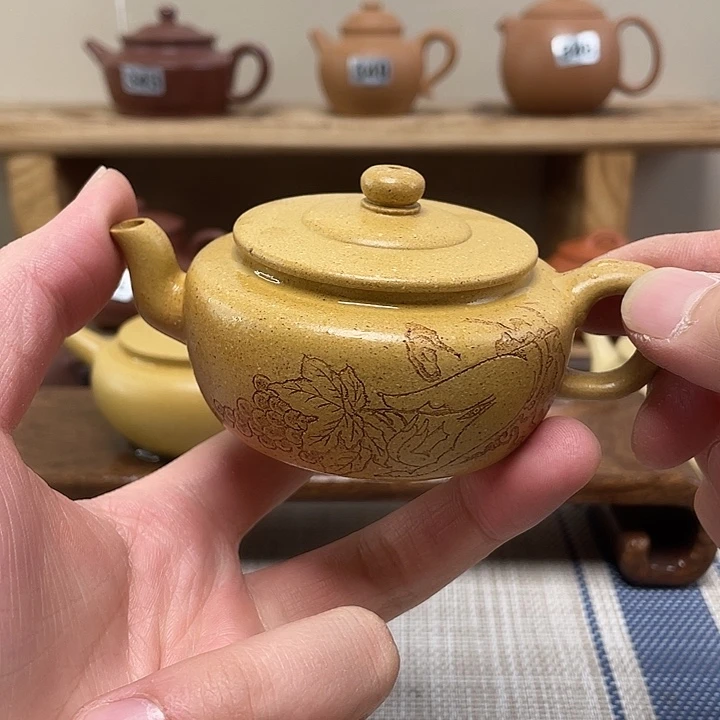 紫砂茶壶蔡**M原矿手工紫砂壶