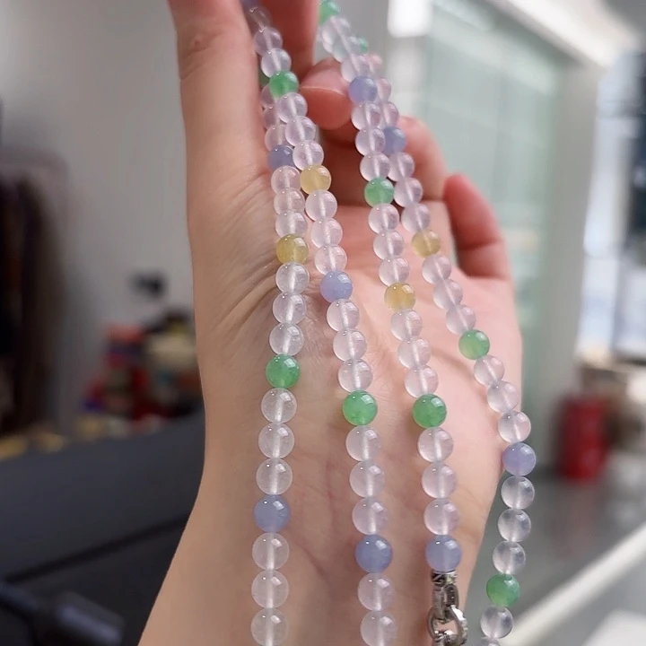 未镶嵌手串翡翠108颗翡翠手串多人不退不换