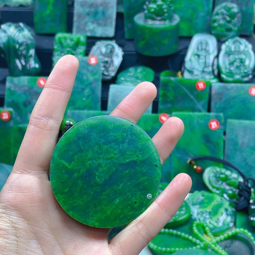 快***天和田玉（碧玉）未镶嵌珠宝奇石