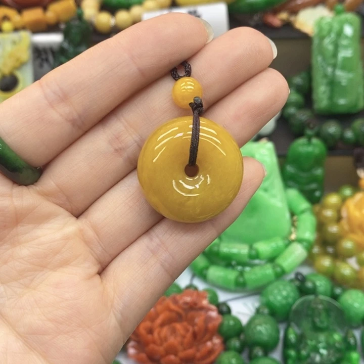翡翠未镶嵌手链项链33