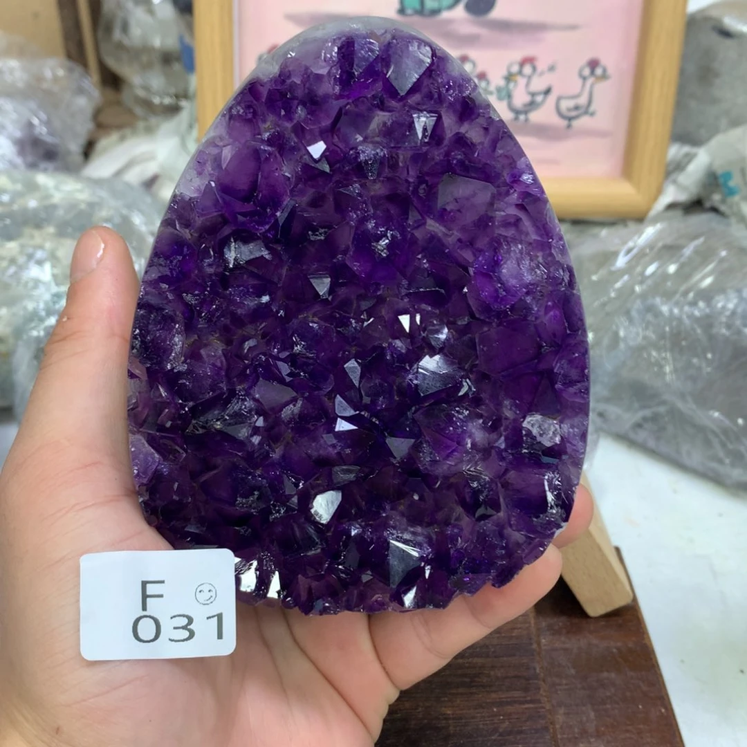 未镶嵌摆件紫晶水晶