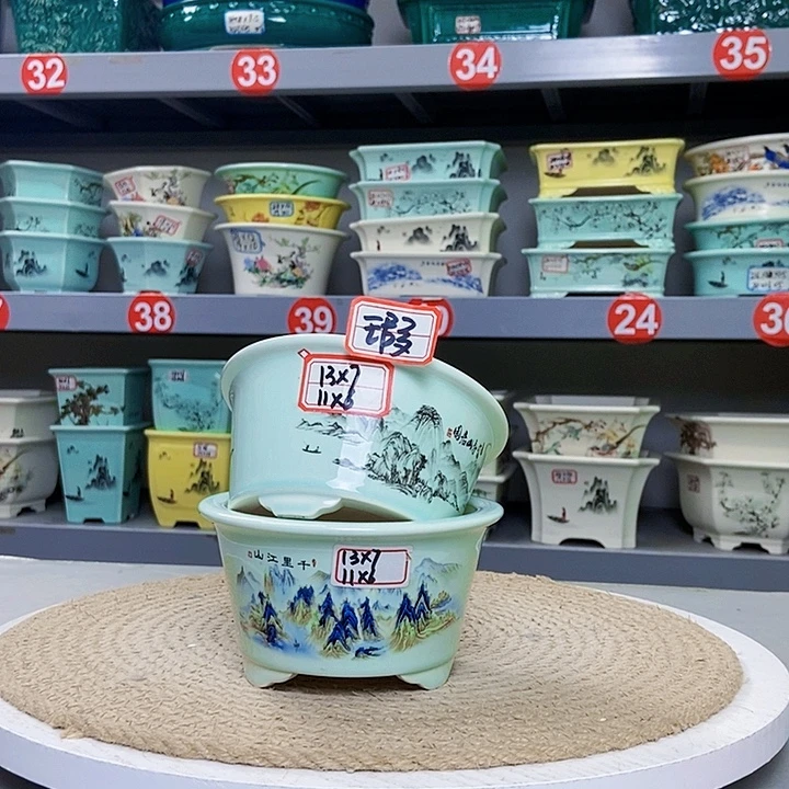 紫砂花瓶紫砂花盆