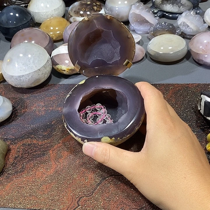 水晶摆件未镶嵌聚宝盆