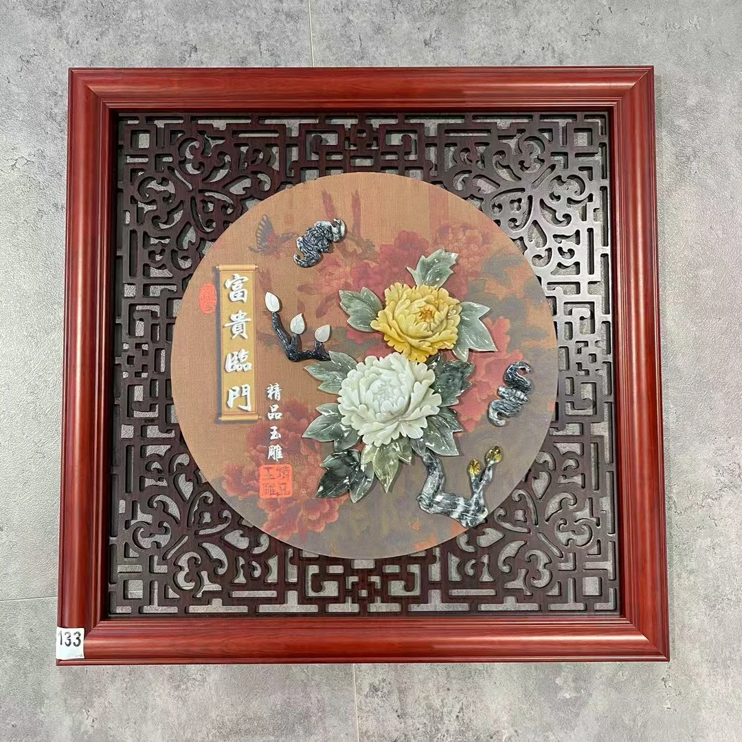 58*58d富贵临门（3133)品牌展示画客厅玄关走廊挂画精品物品