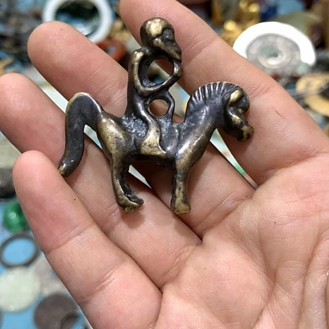 铜天***虎小物件一个 小物件