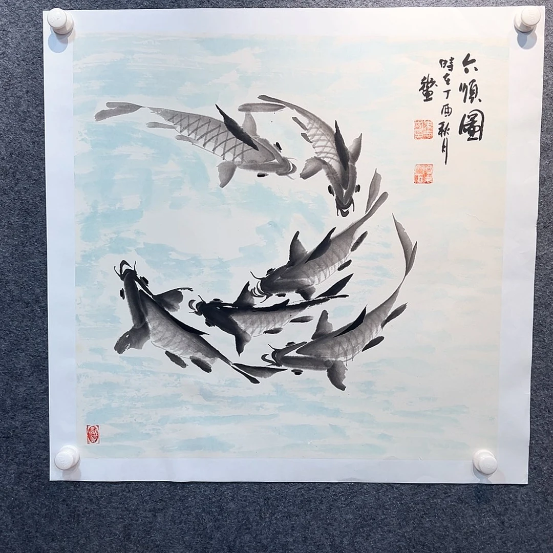 国画纯手绘系列画心