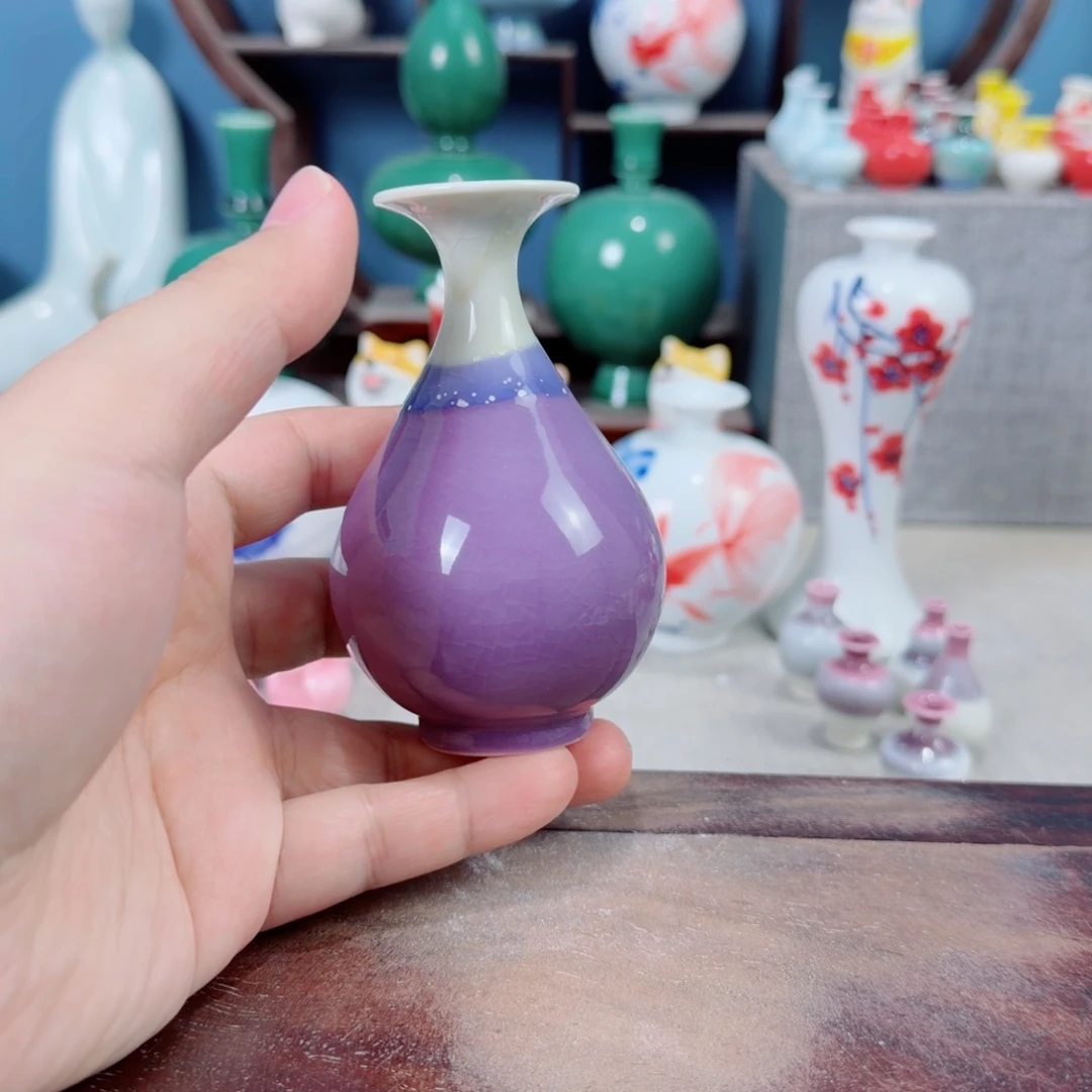 陶瓷手工小花器摆件