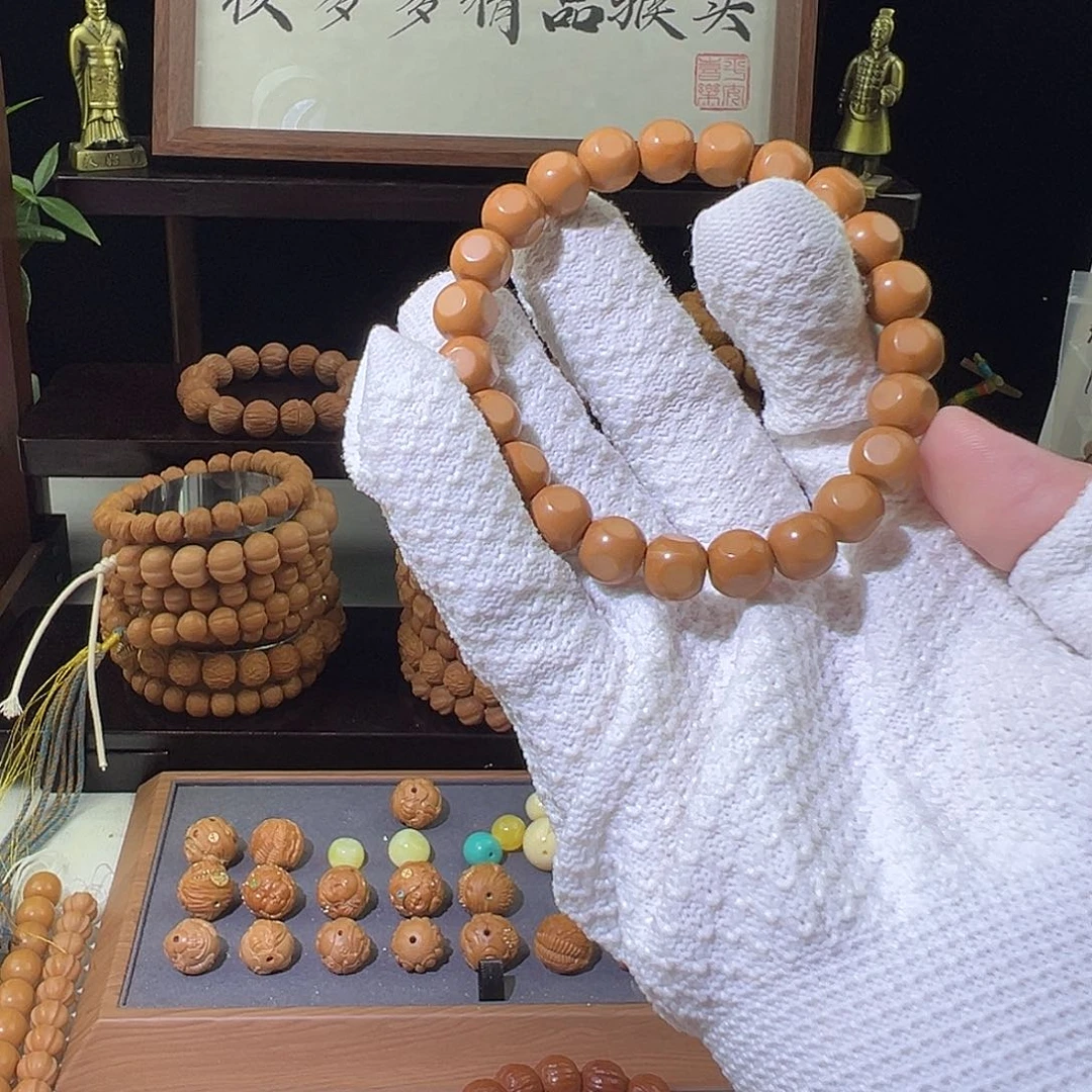 ****莲吊坠猴头核桃微瑕六方