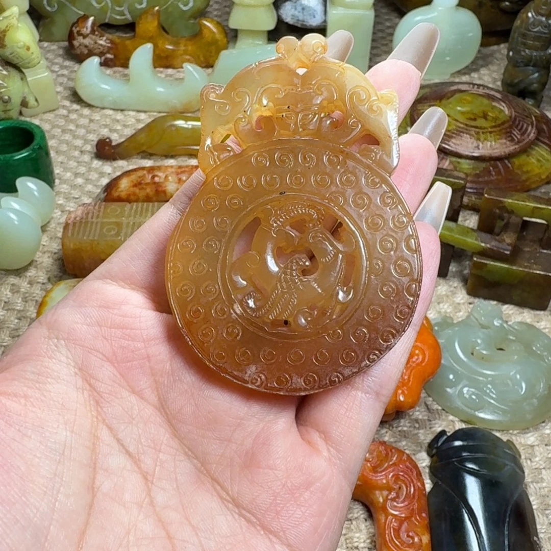 白玉菩提吊坠挂件