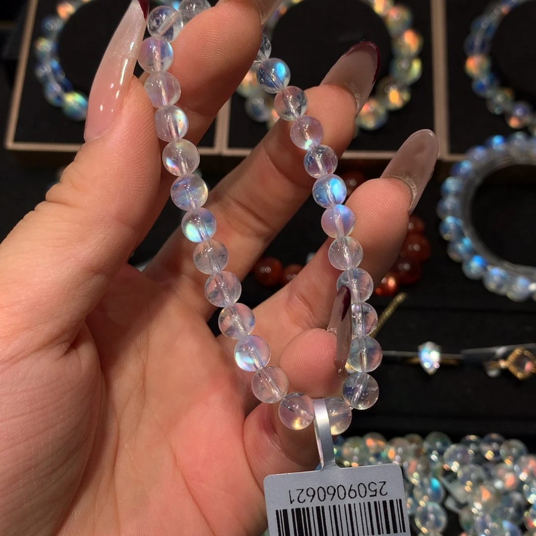 玖***玖未镶嵌手串月光石6.7左右