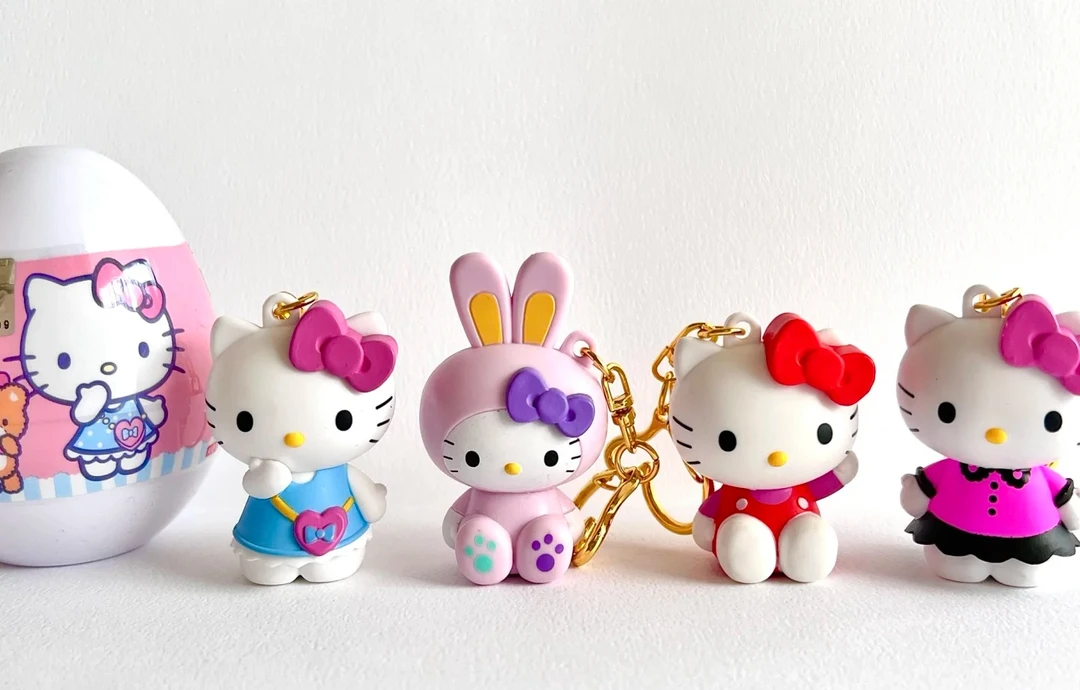 【韩版正品】kitty手机链扭蛋