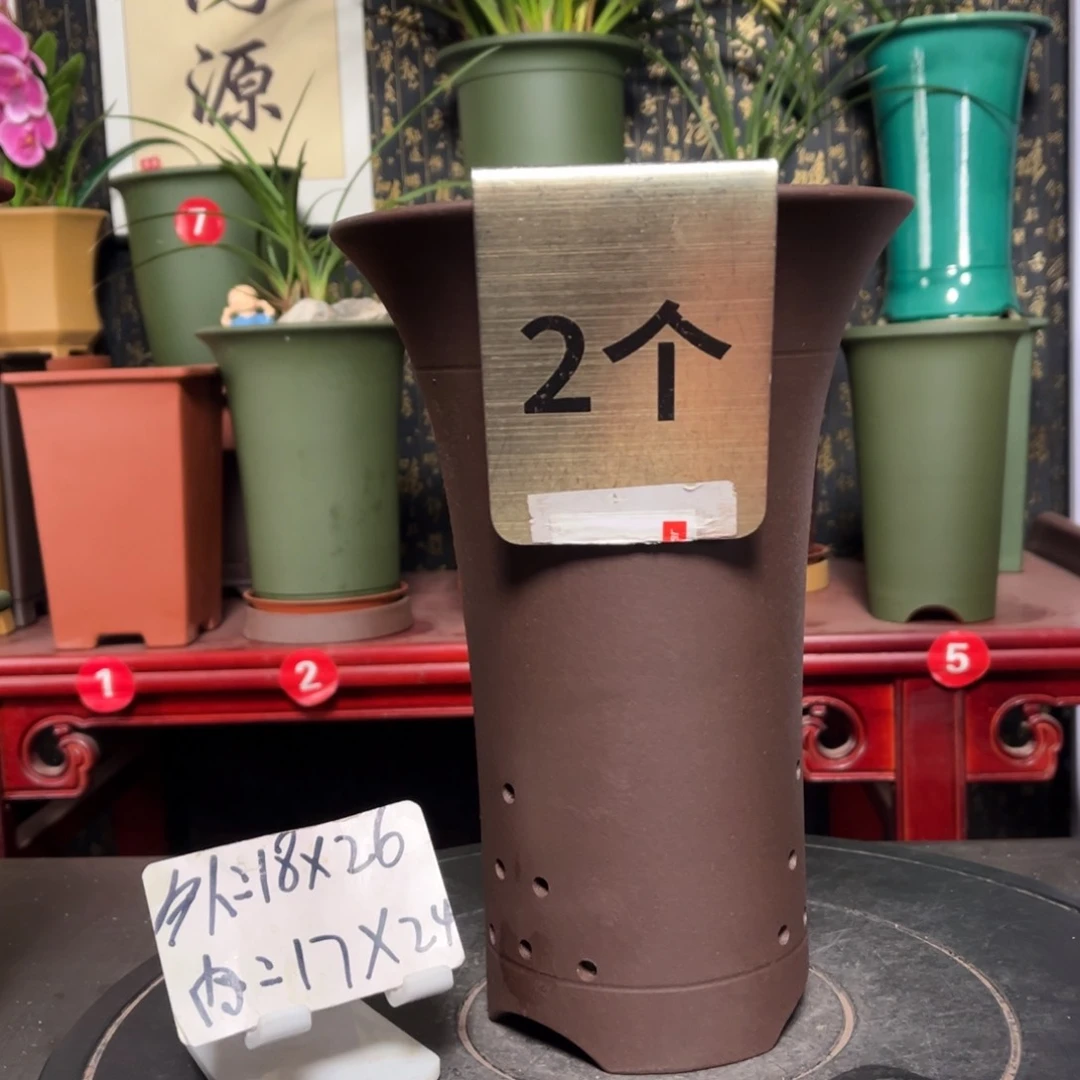 紫砂花盆紫砂花盆