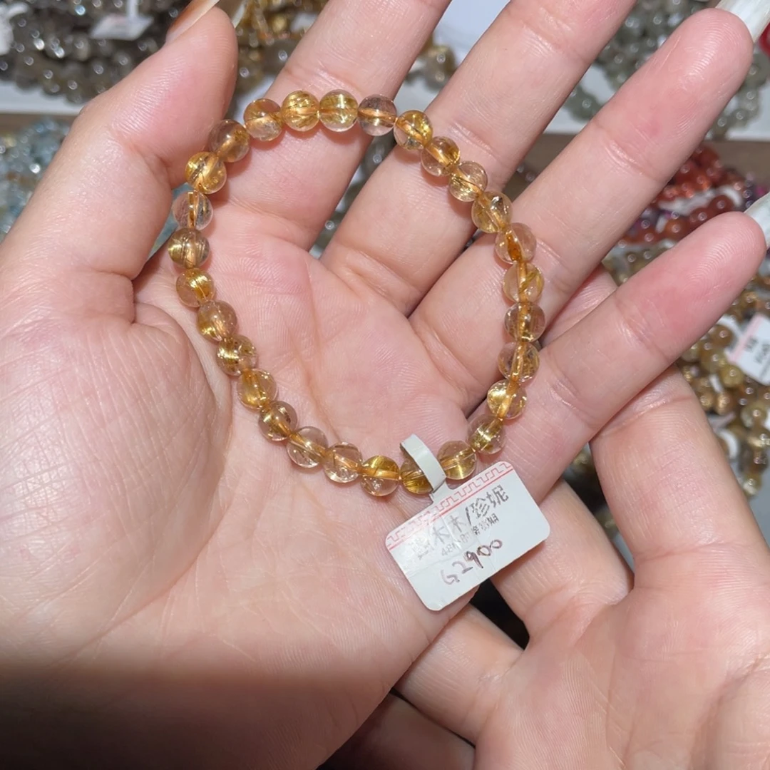 水晶未镶嵌手链手链