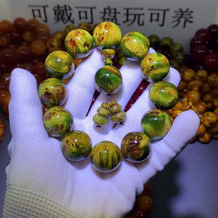 手串/手链松木（琥珀木）2.0 水墨丹青高货