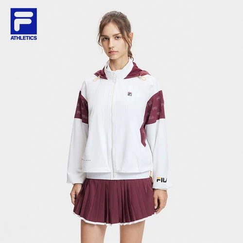 Fila/斐乐【速干透气运动时尚休闲】连帽梭织外套A11W423702