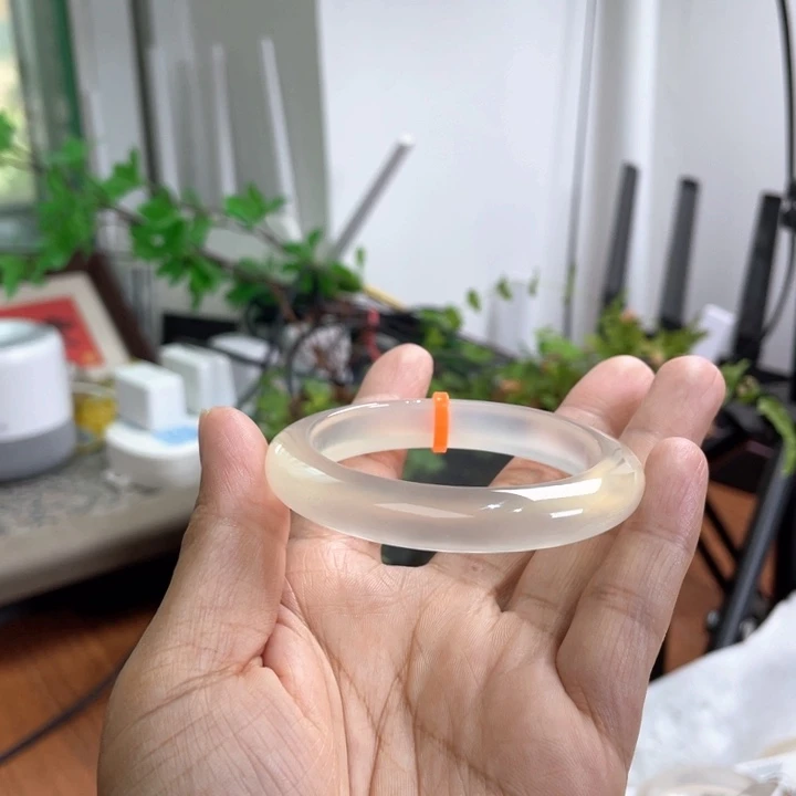 玛瑙/玉髓手镯未镶嵌纹理，龙鳞纹