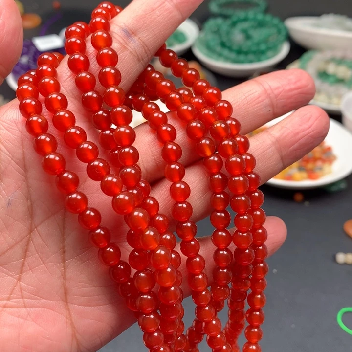 石英质玉未镶嵌颈饰6mm