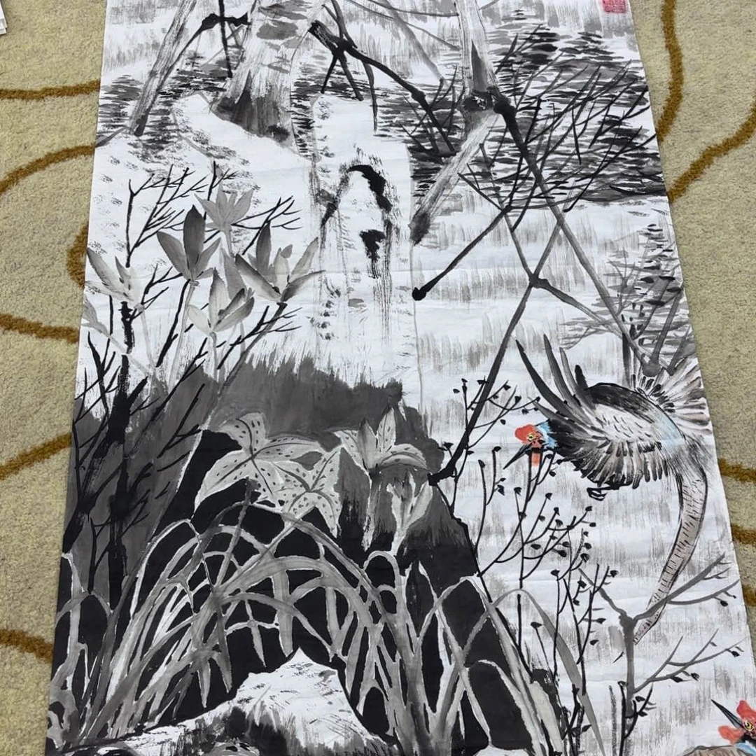 国画赵家爱老师作品刘