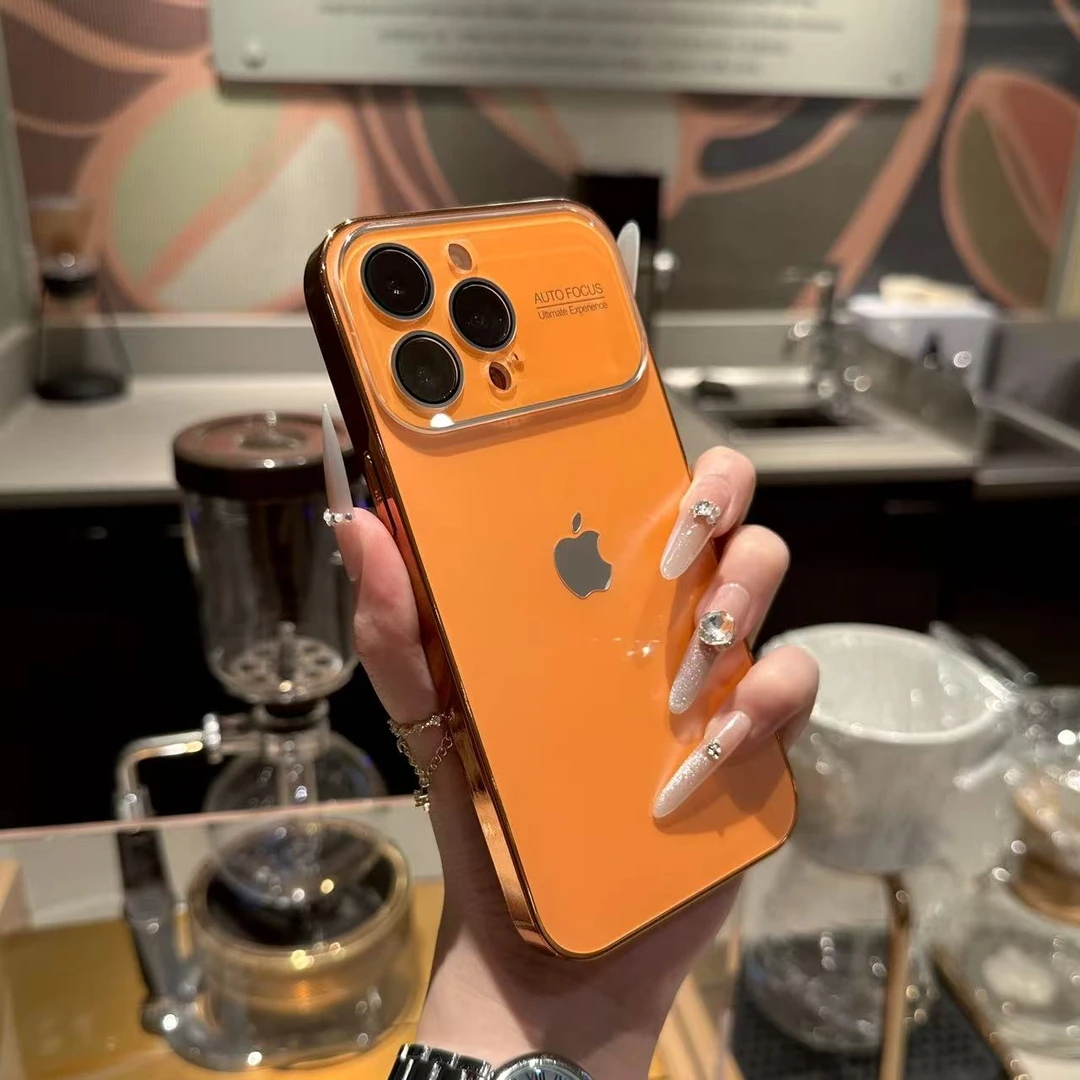 适用苹果16promax大视窗电镀磨砂壳秒变17iphone15/14防摔手机壳