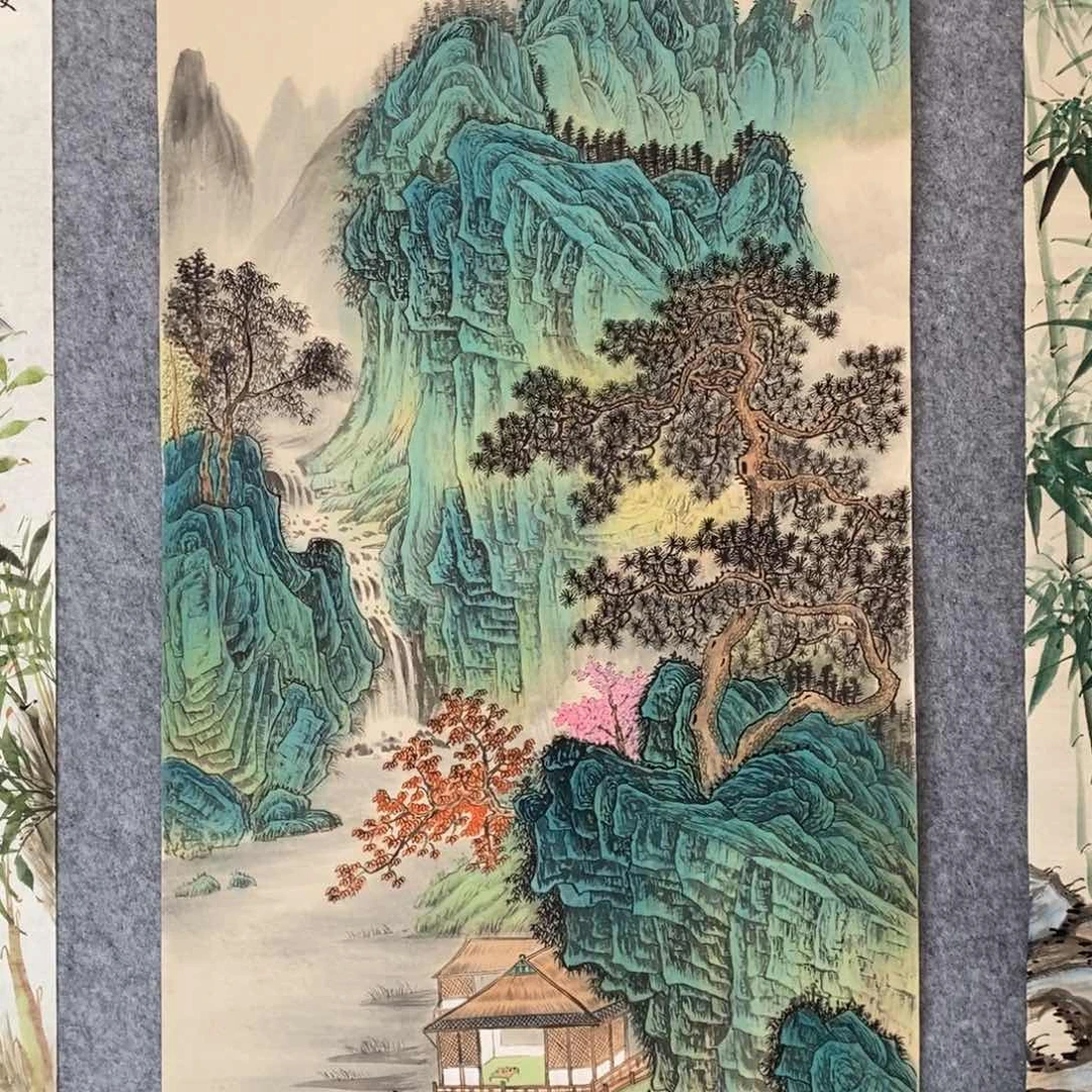 国画Y*?四尺仿古山水