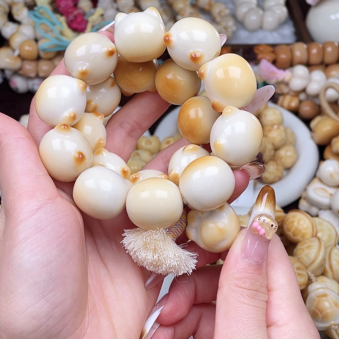 吊坠白玉菩提成品c