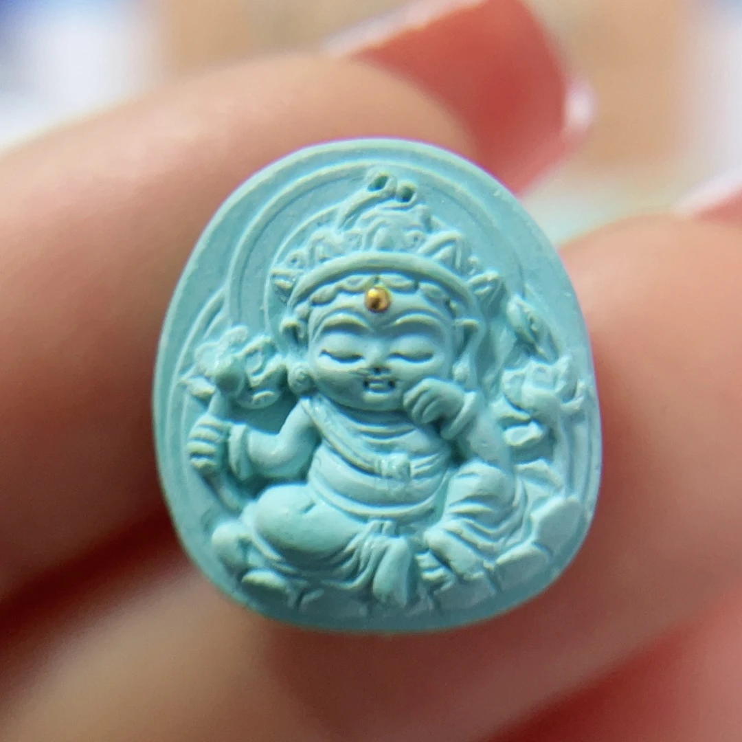 绿松石珠宝奇石未镶嵌