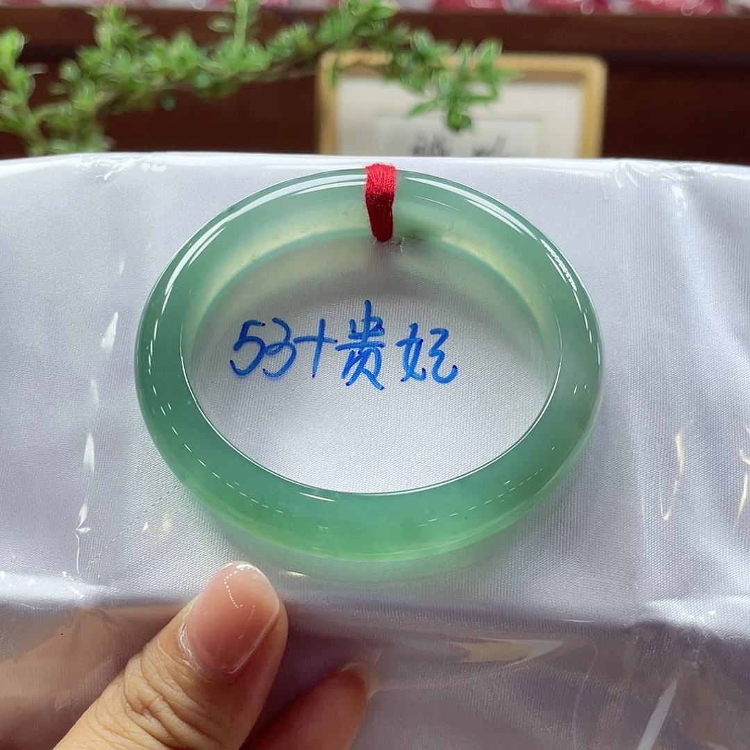 翡翠未镶嵌手镯45 号链接