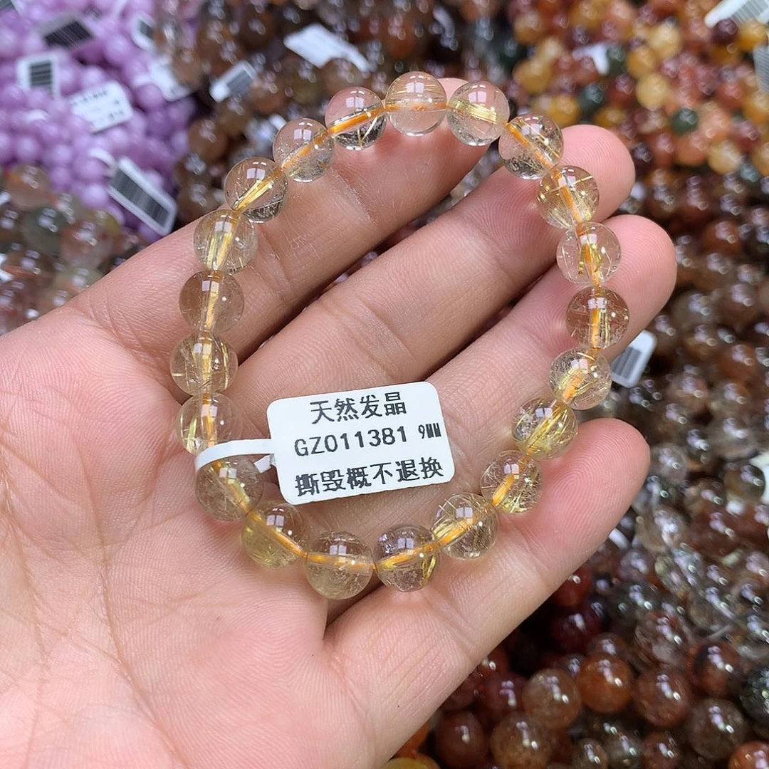 水晶手链未镶嵌，