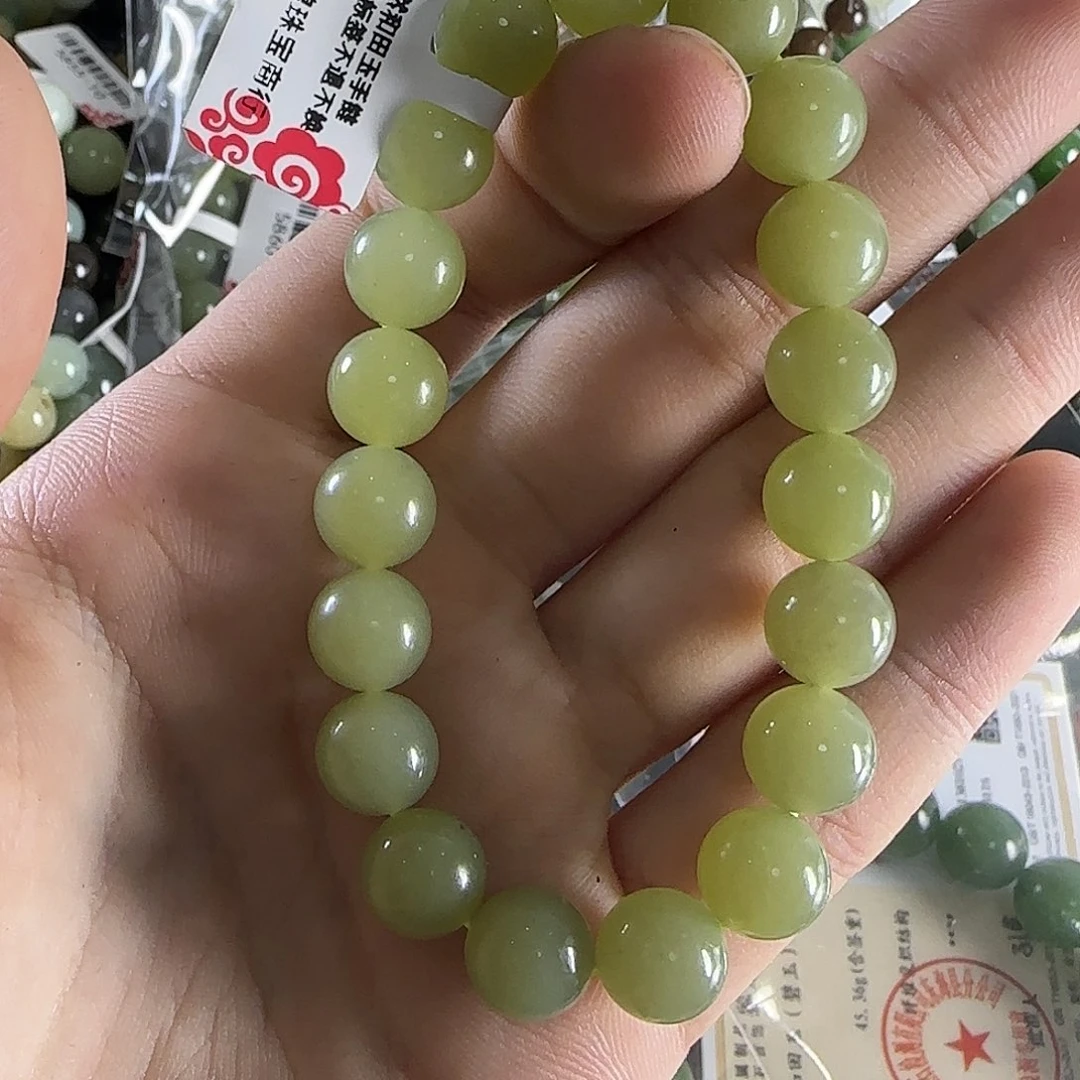 和田玉手链未镶嵌113