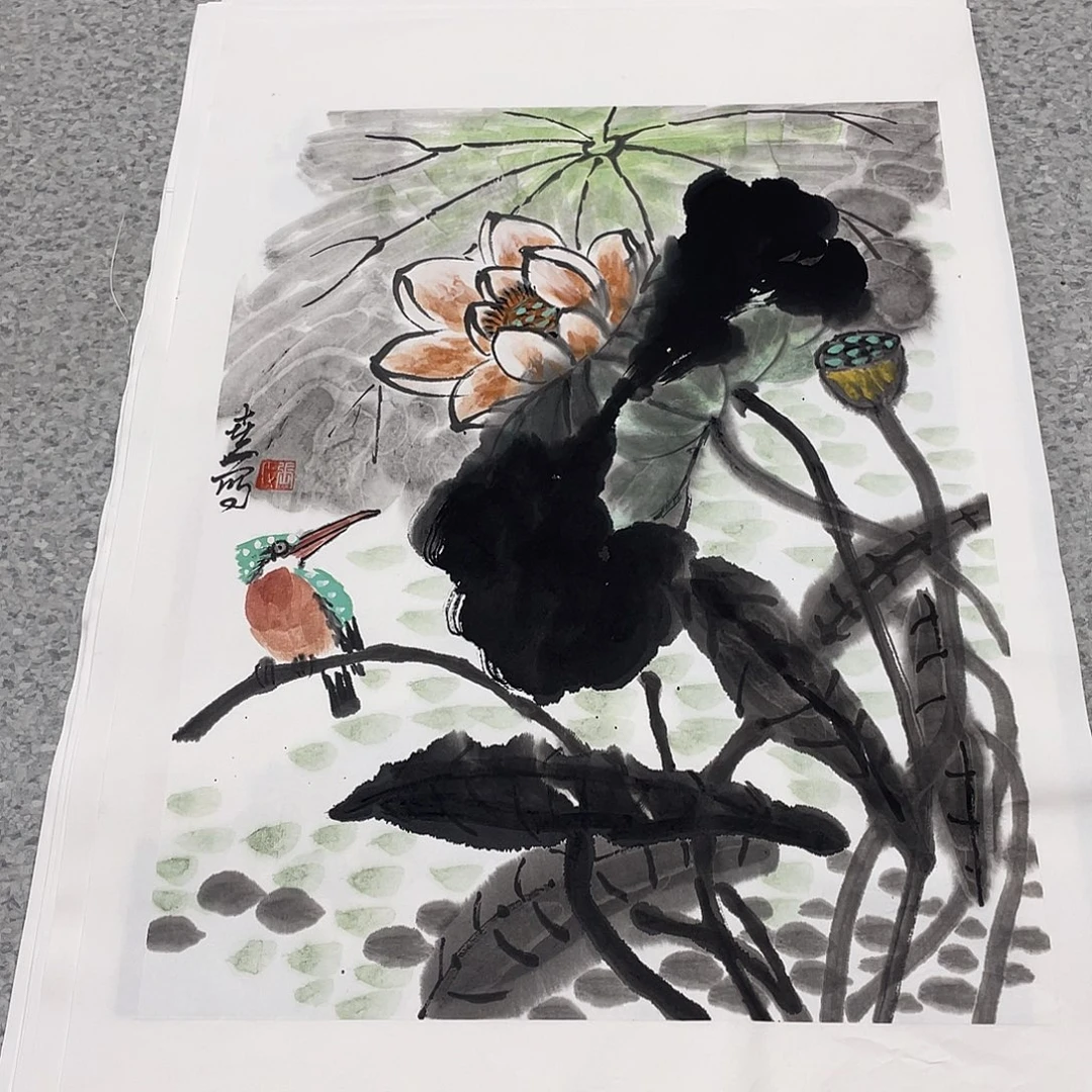 国画1.4平尺国画作品