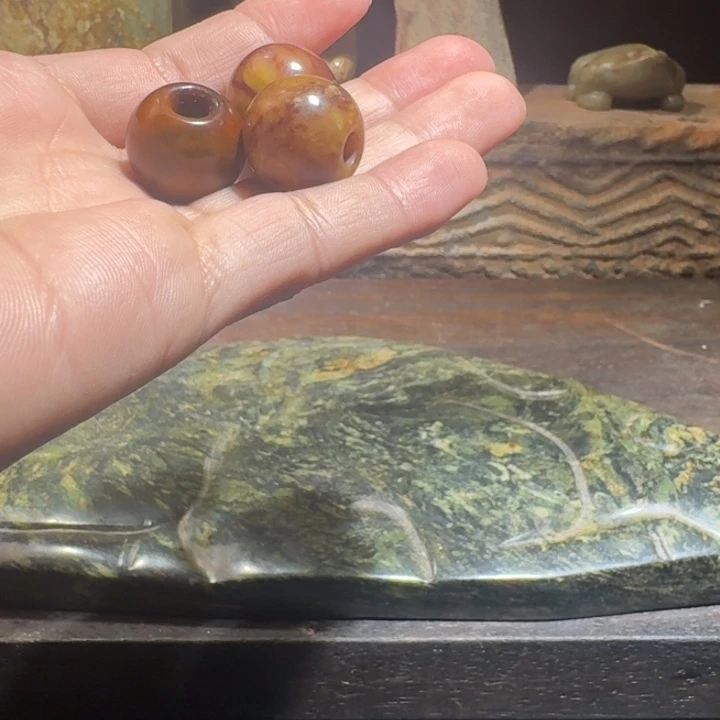 和田玉（糖玉）颈饰未镶嵌福**全