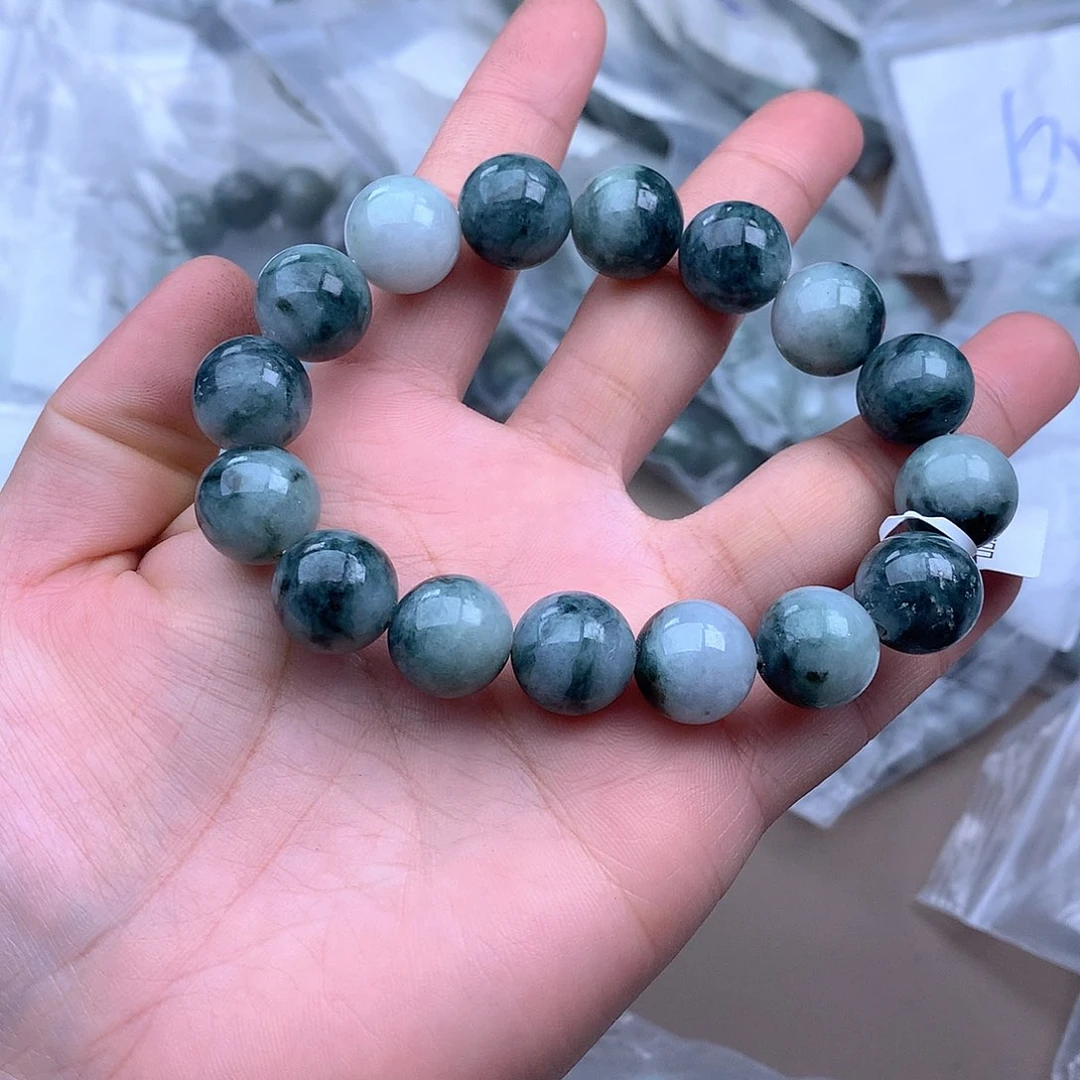 未镶嵌手串定制翡翠