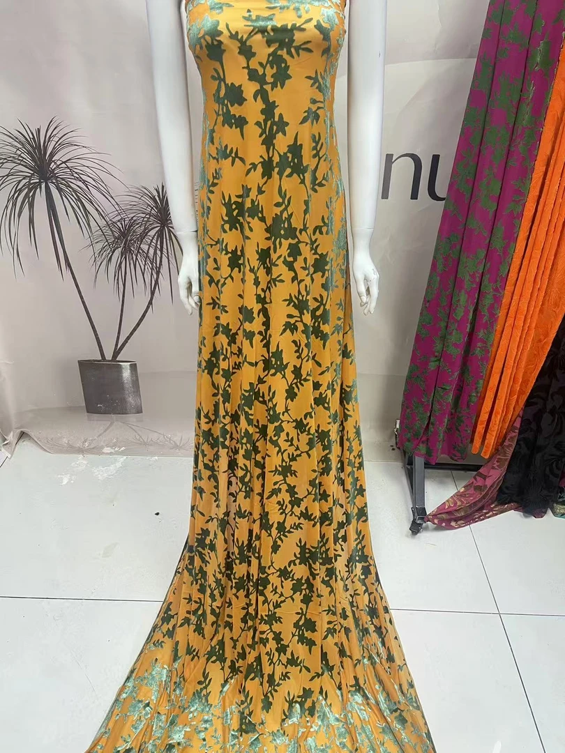 شاخ گۈل韩国丝绒布料-2.5米