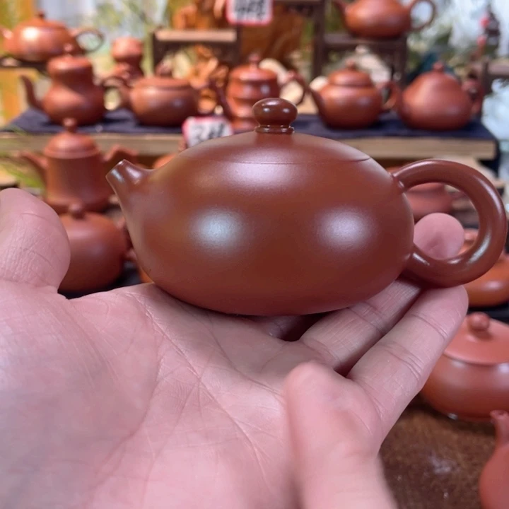 紫砂茶壶好****心潮州手工