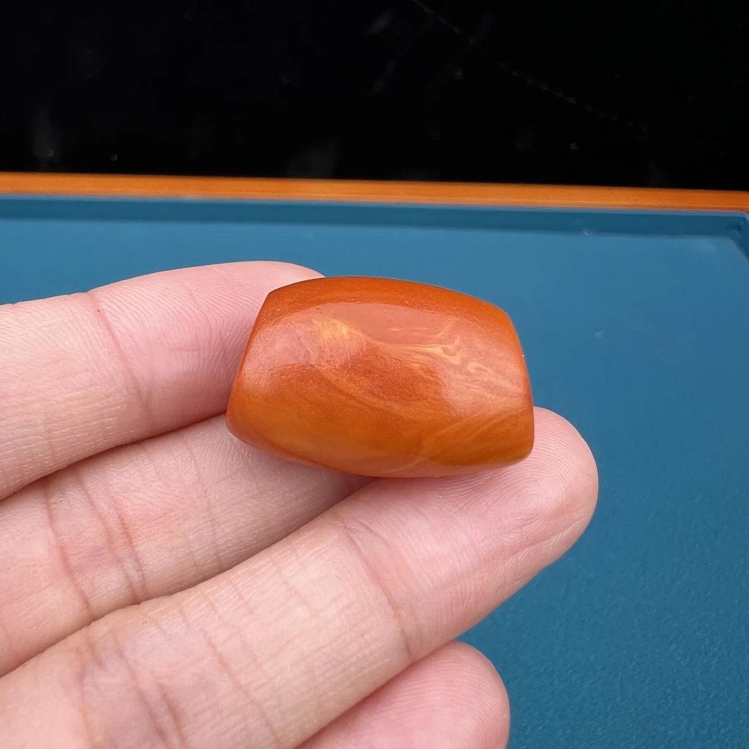 Y1541天然蜜蜡藏区回流马蹄老蜡15x23mm 3.2克 抖音基地质检发货