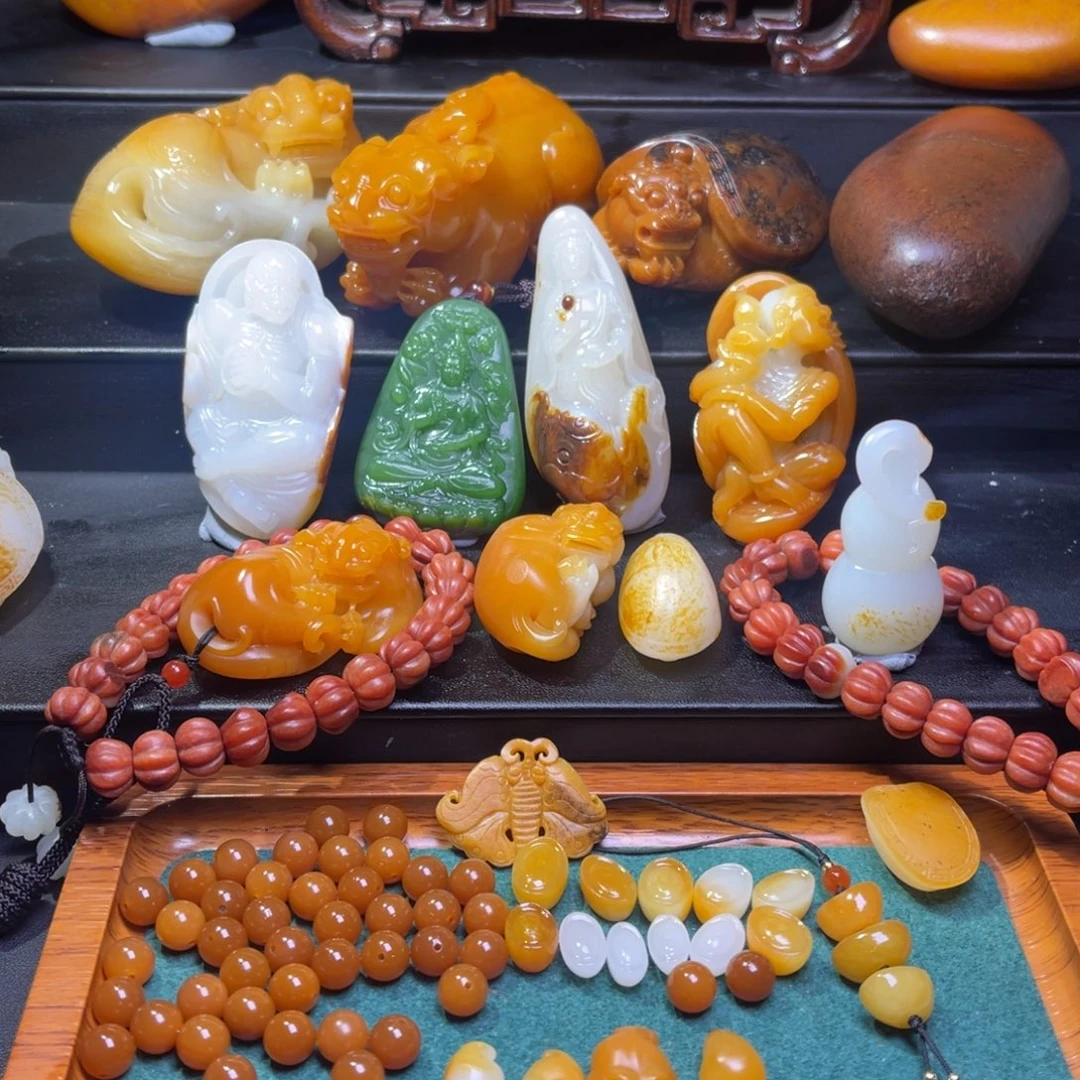 和田玉未镶嵌挂件