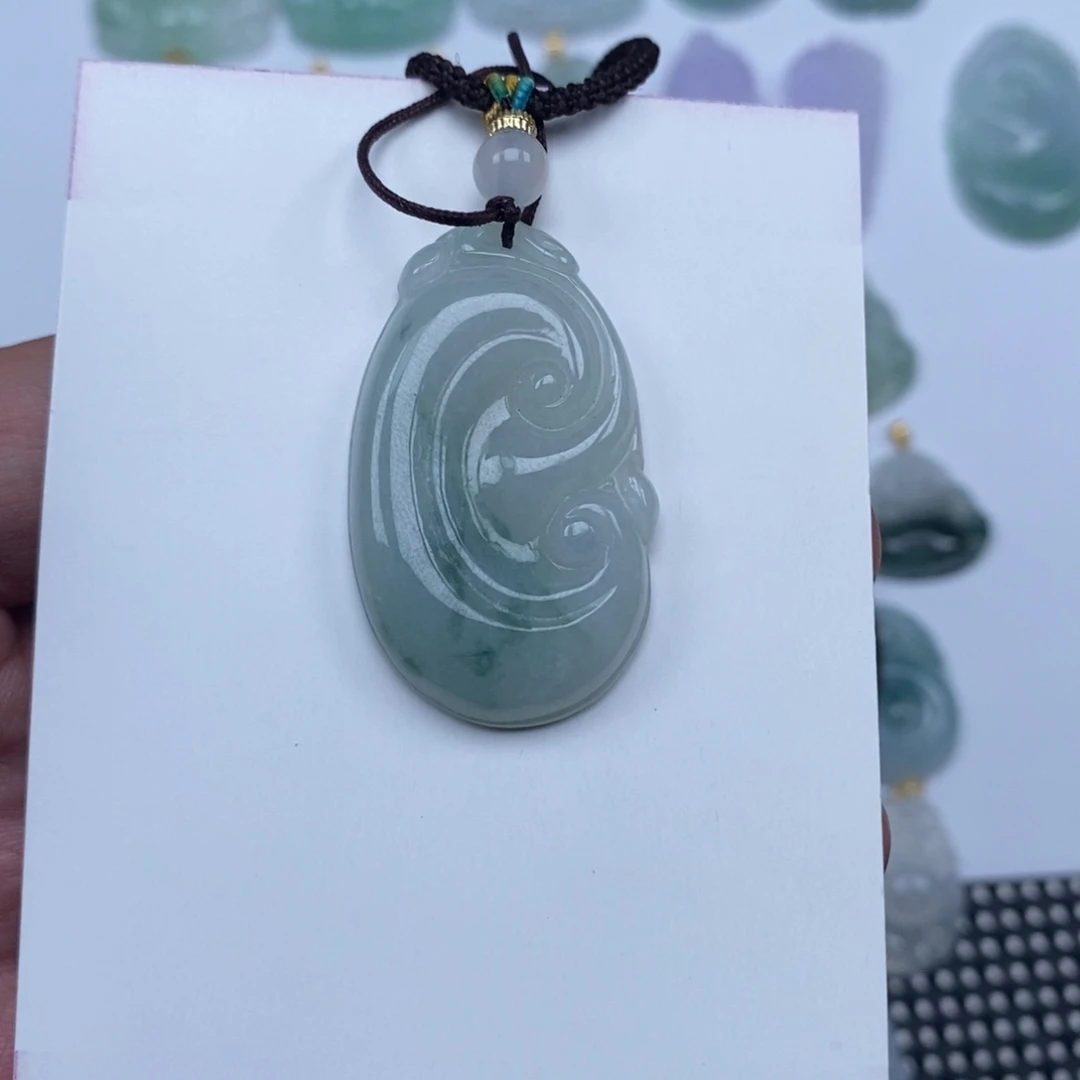翡翠未镶嵌颈饰天然翡翠