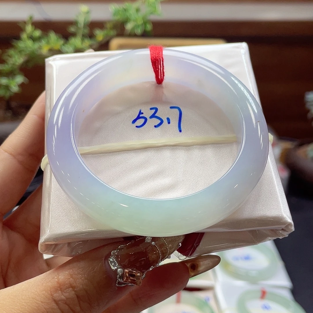 翡翠未镶嵌手镯43 号链接