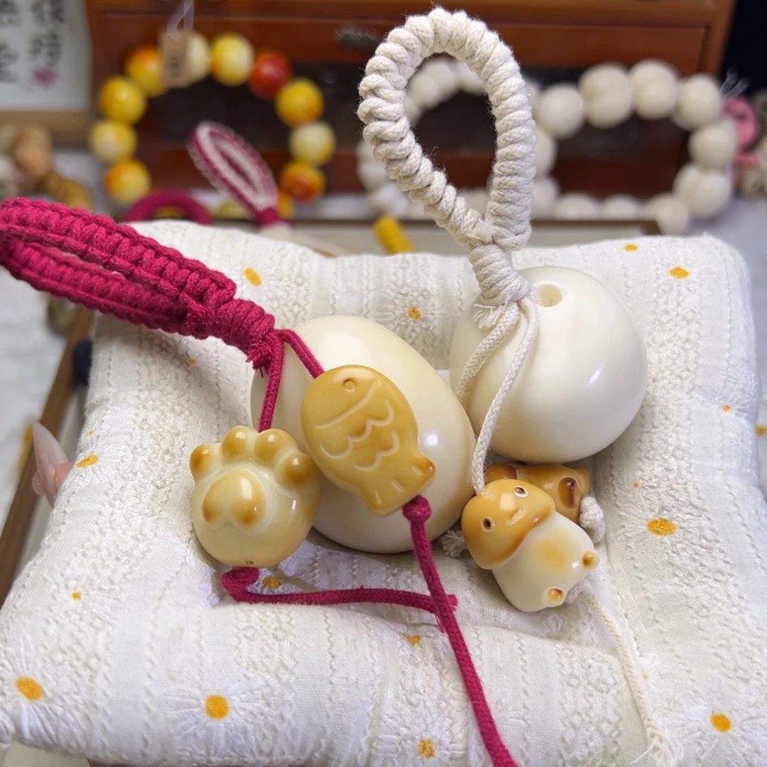 菩提根/象牙果吊坠手把件微瑕