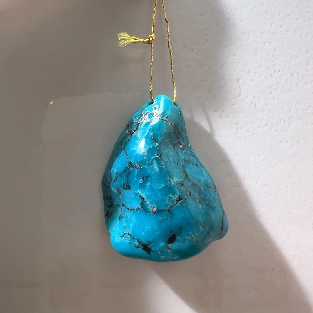 绿松石未镶嵌挂件