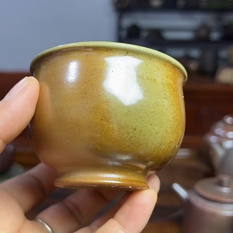 戬谷龙窑柴烧茶杯42