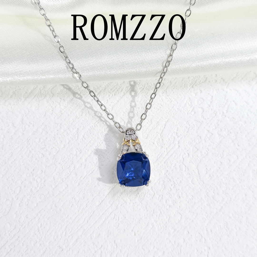 铜合金合成锆石项链 WGTL-002131【蓝渊秘宝】 项链气质时尚精致