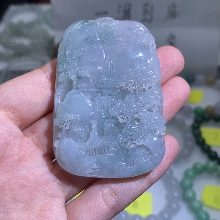 ꧁***꧂翡翠未镶嵌颈饰天然翡翠a货